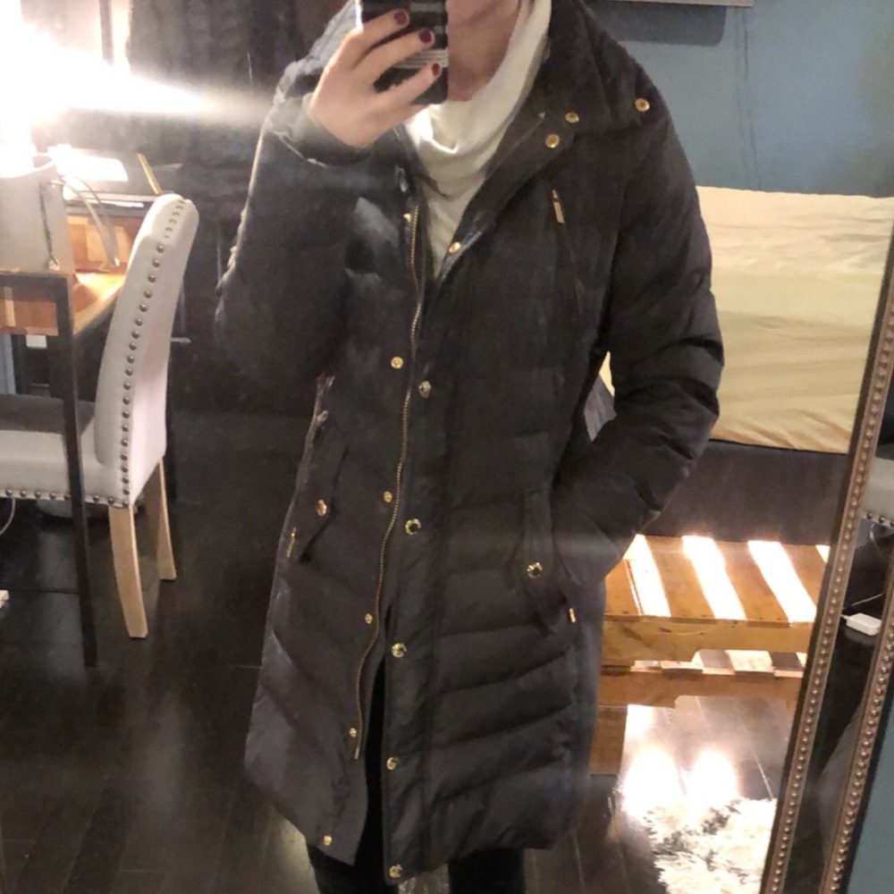 Grey Down MK Jacket